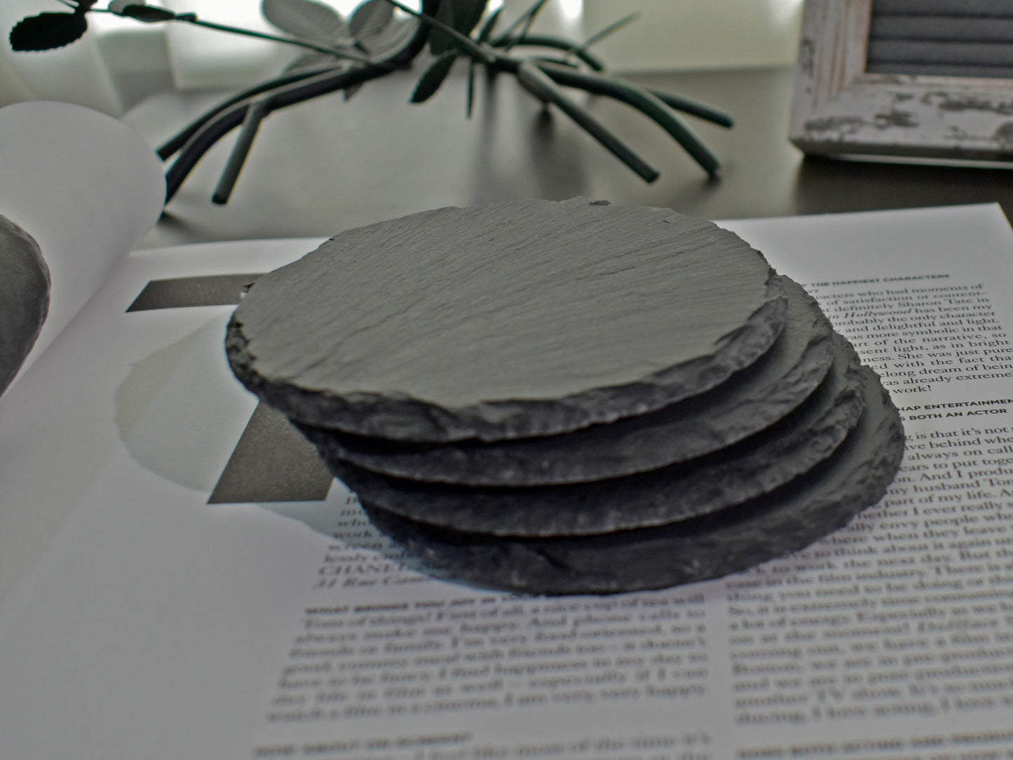 Special Date Slate coasters