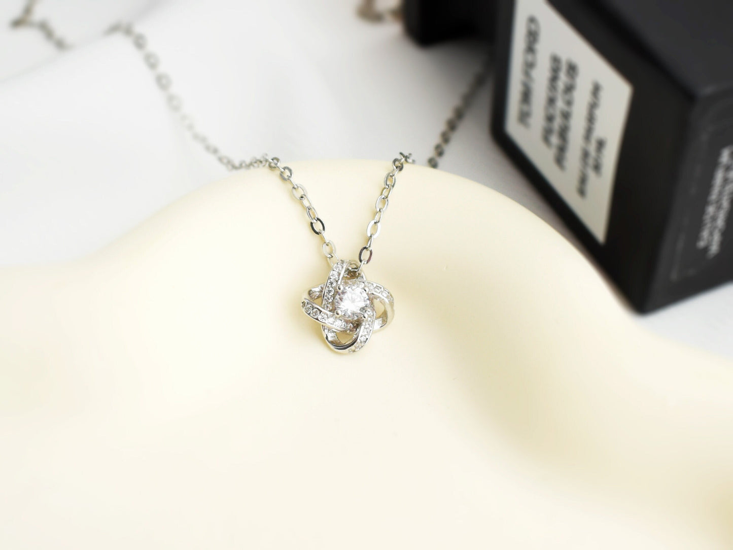 Silver Four-Leaf Clover Necklace
