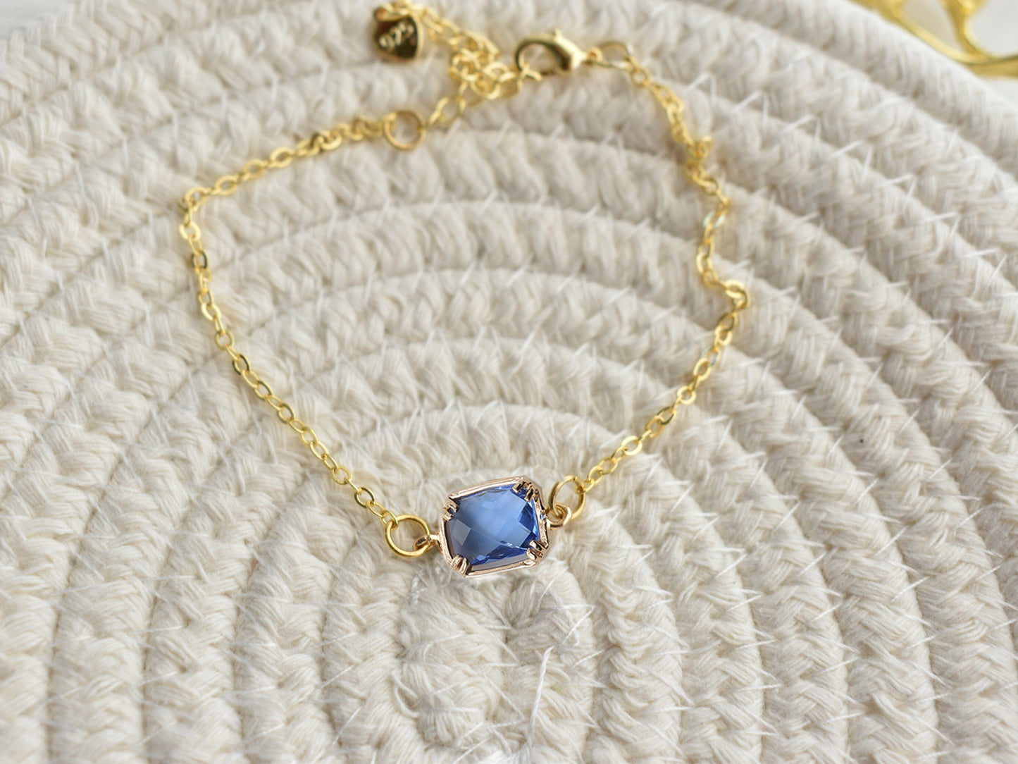 Handmade Dainty Sea Glass Bracelet