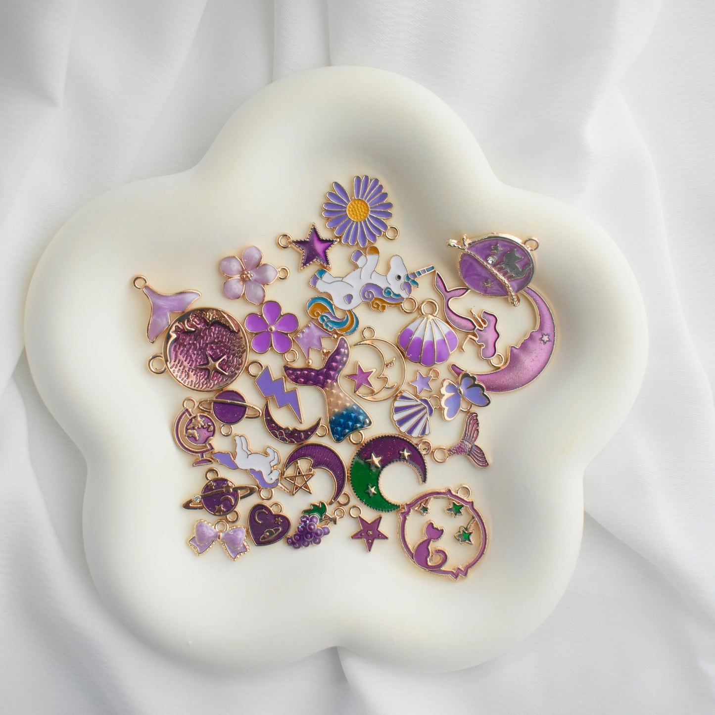 Enamel Charms for DIY Bracelet Necklace Handmade Jewelry Making Supplies