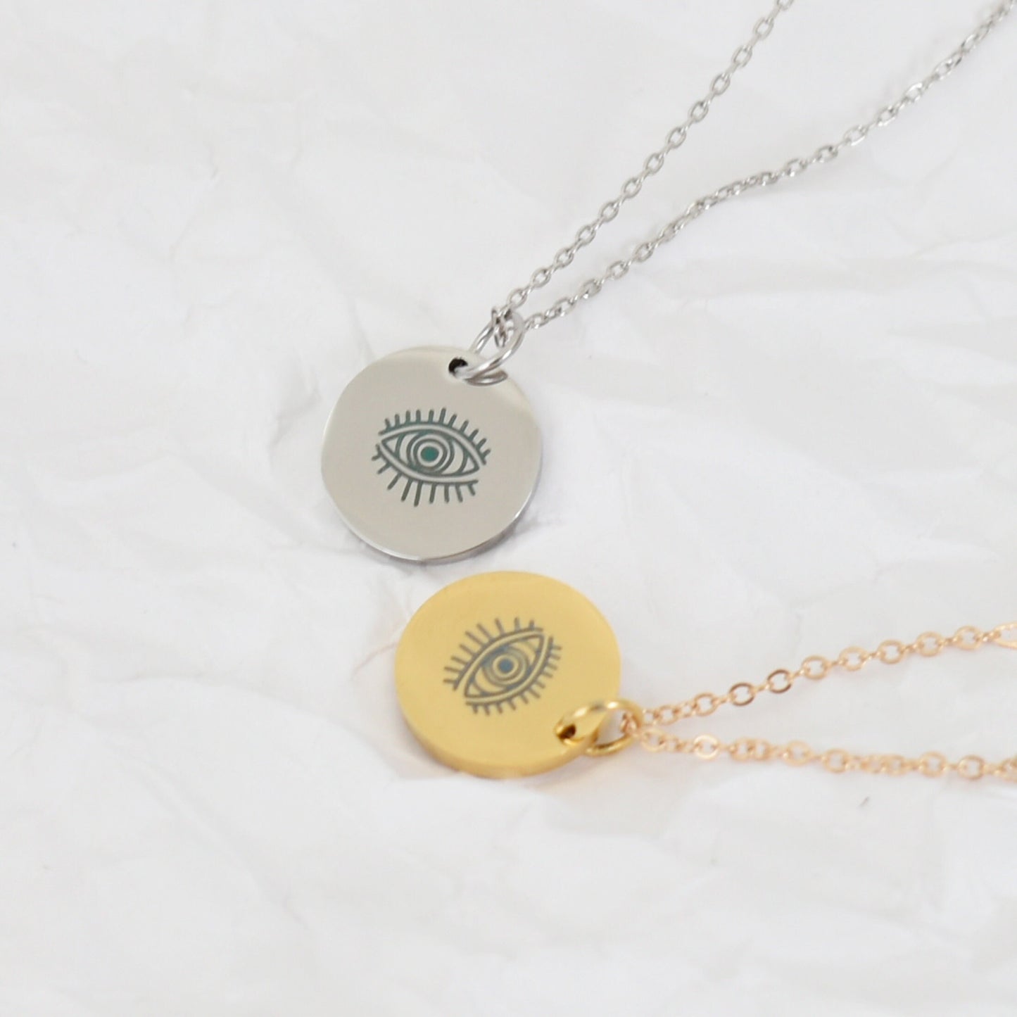 Minimalist Evil Eye Necklace