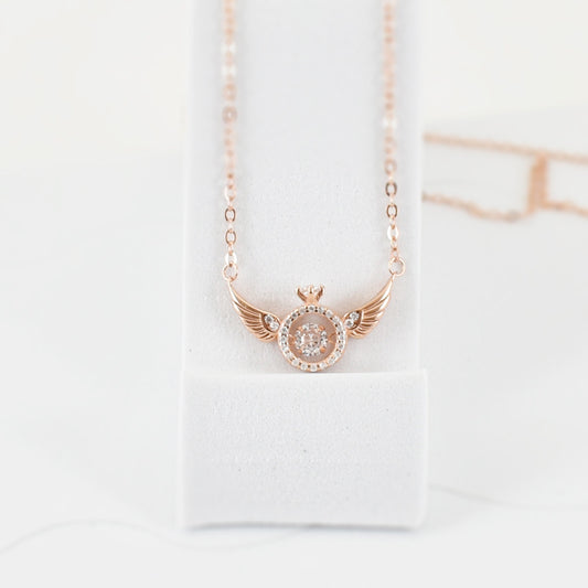 Crystalled Snitch Necklace