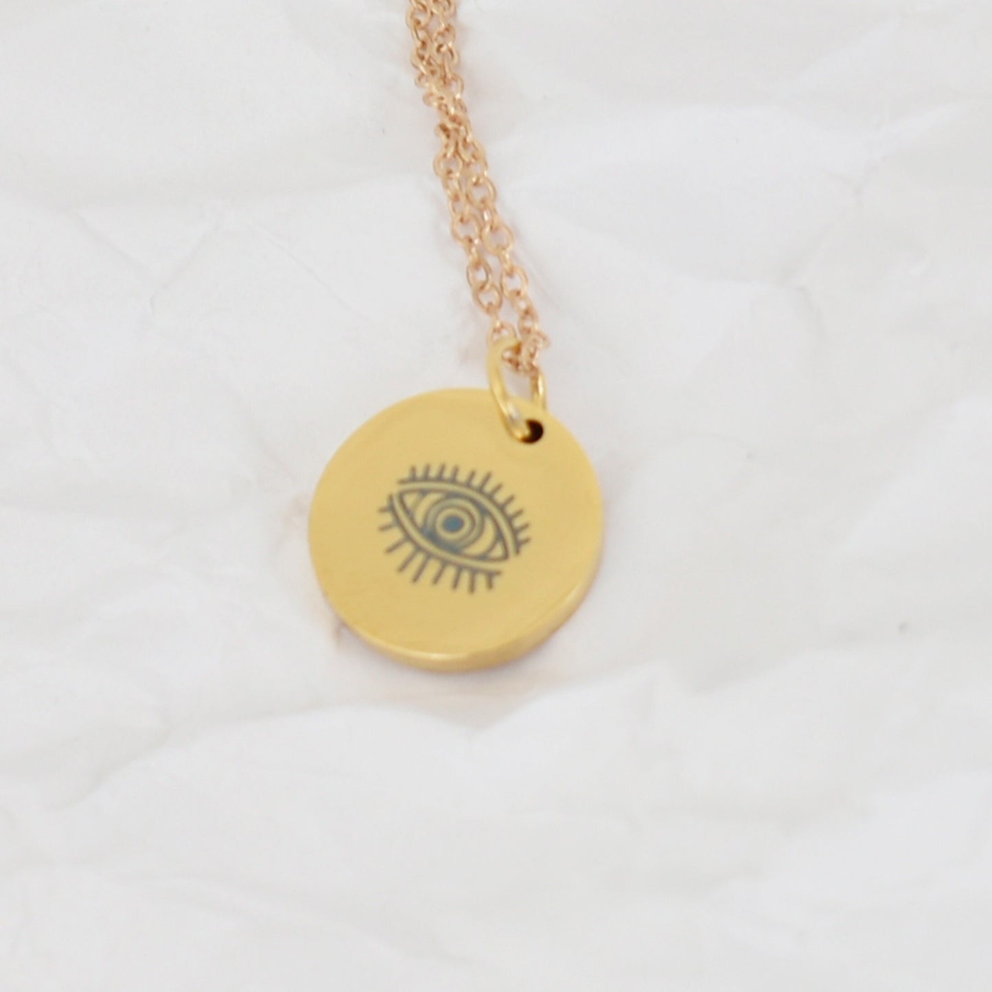 Minimalist Evil Eye Necklace
