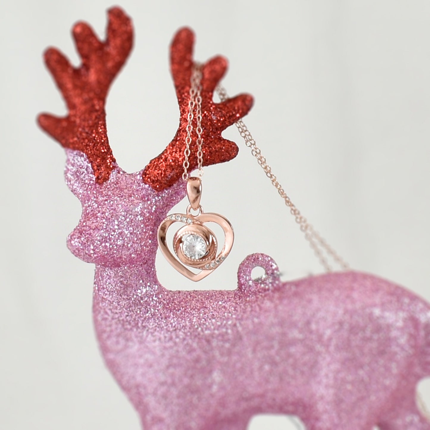 Rose Gold Heart Necklace