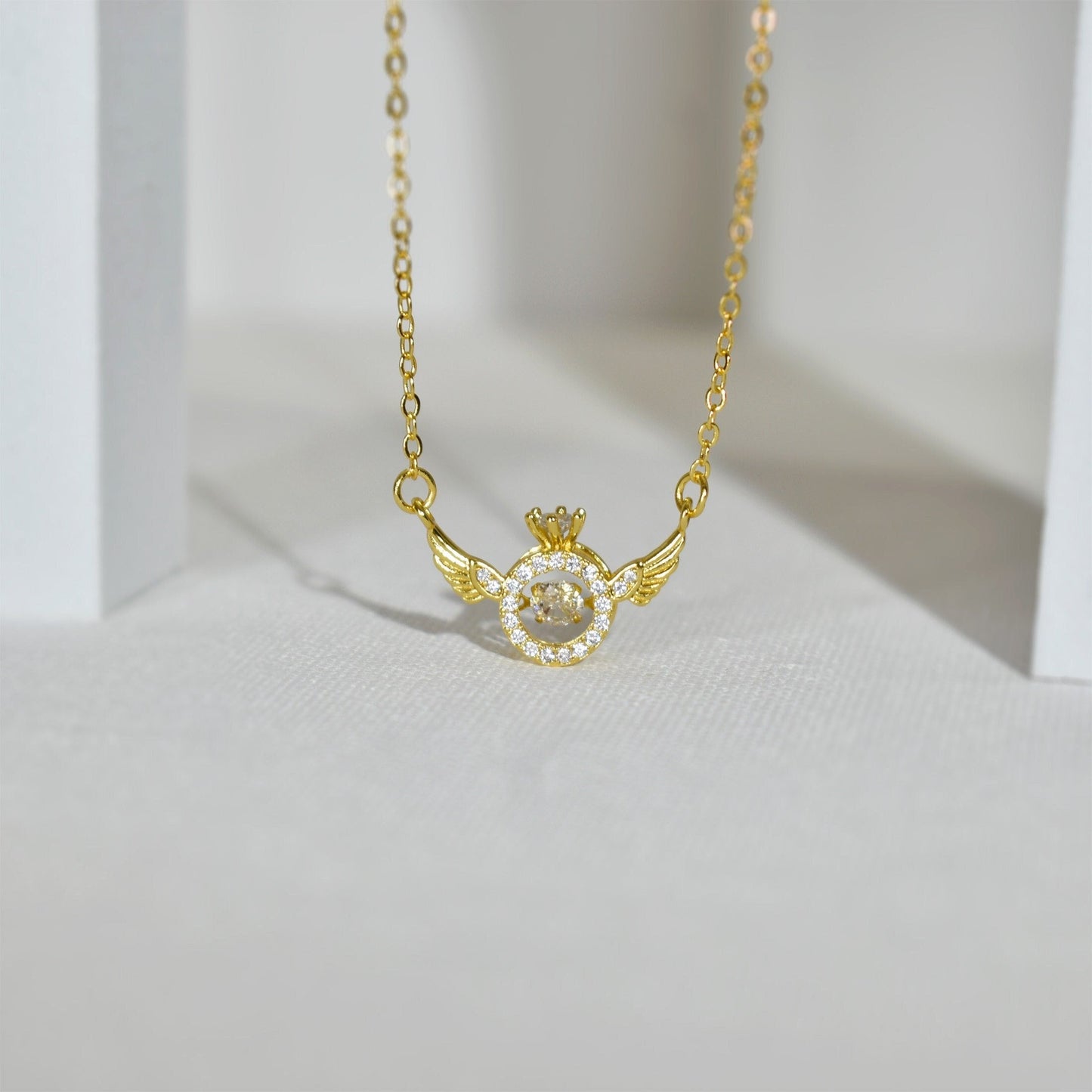 18K Gold Plated Golden Snitch Necklace