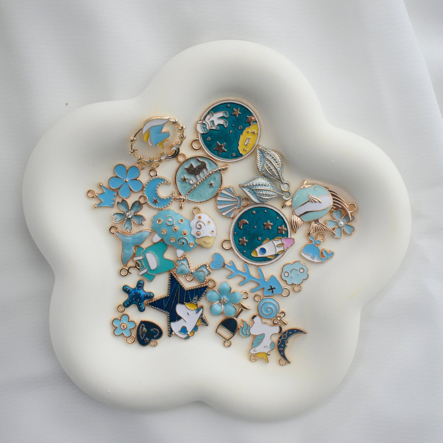 Enamel Charms for DIY Bracelet Necklace Handmade Jewelry Making Supplies