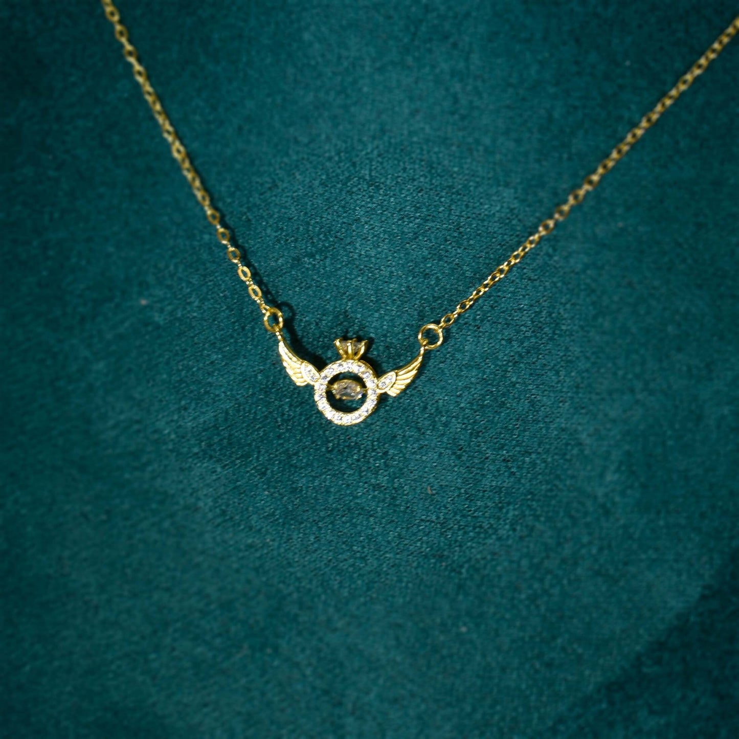 18K Gold Plated Golden Snitch Necklace