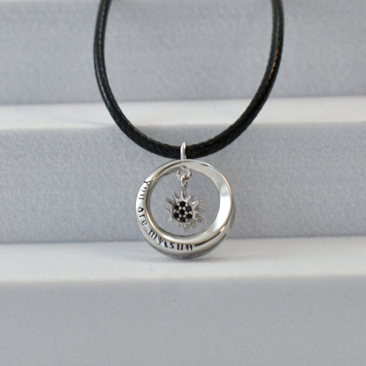 You are my sun Men's Sun Necklace