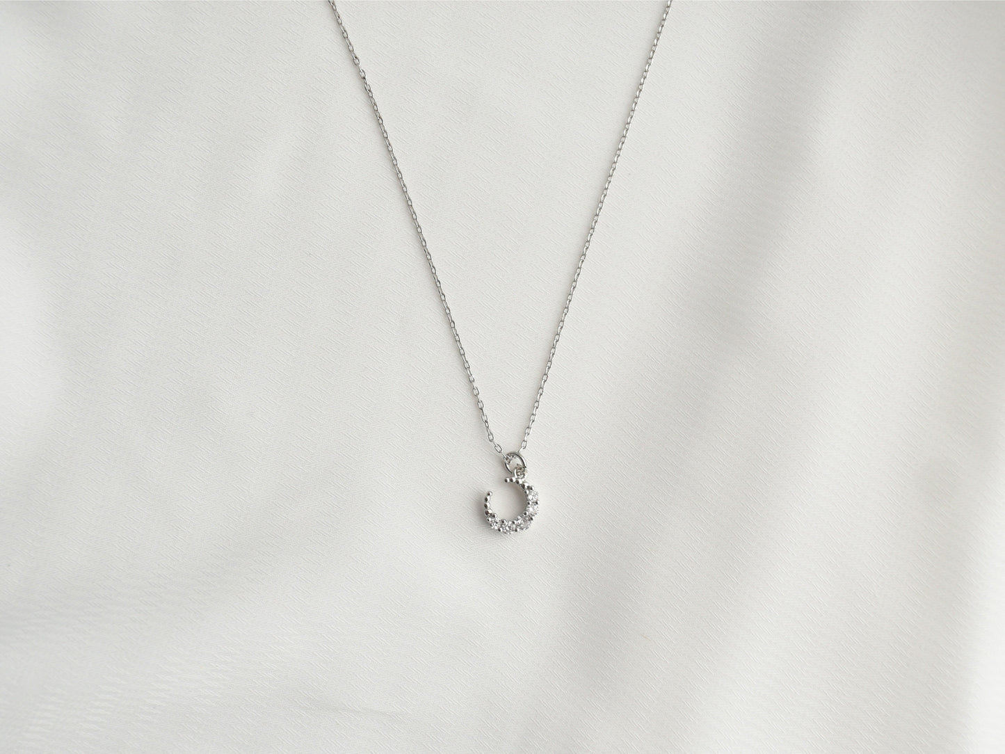 SIlver Cresent Moon Necklace