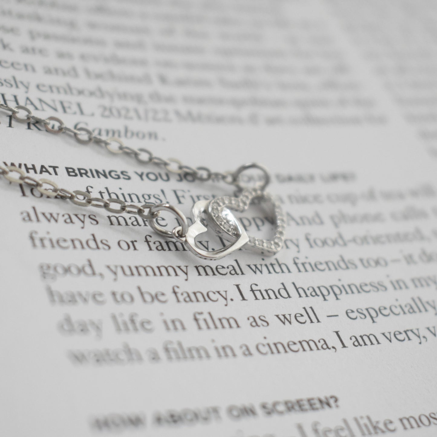 Intertwined Heart Necklace