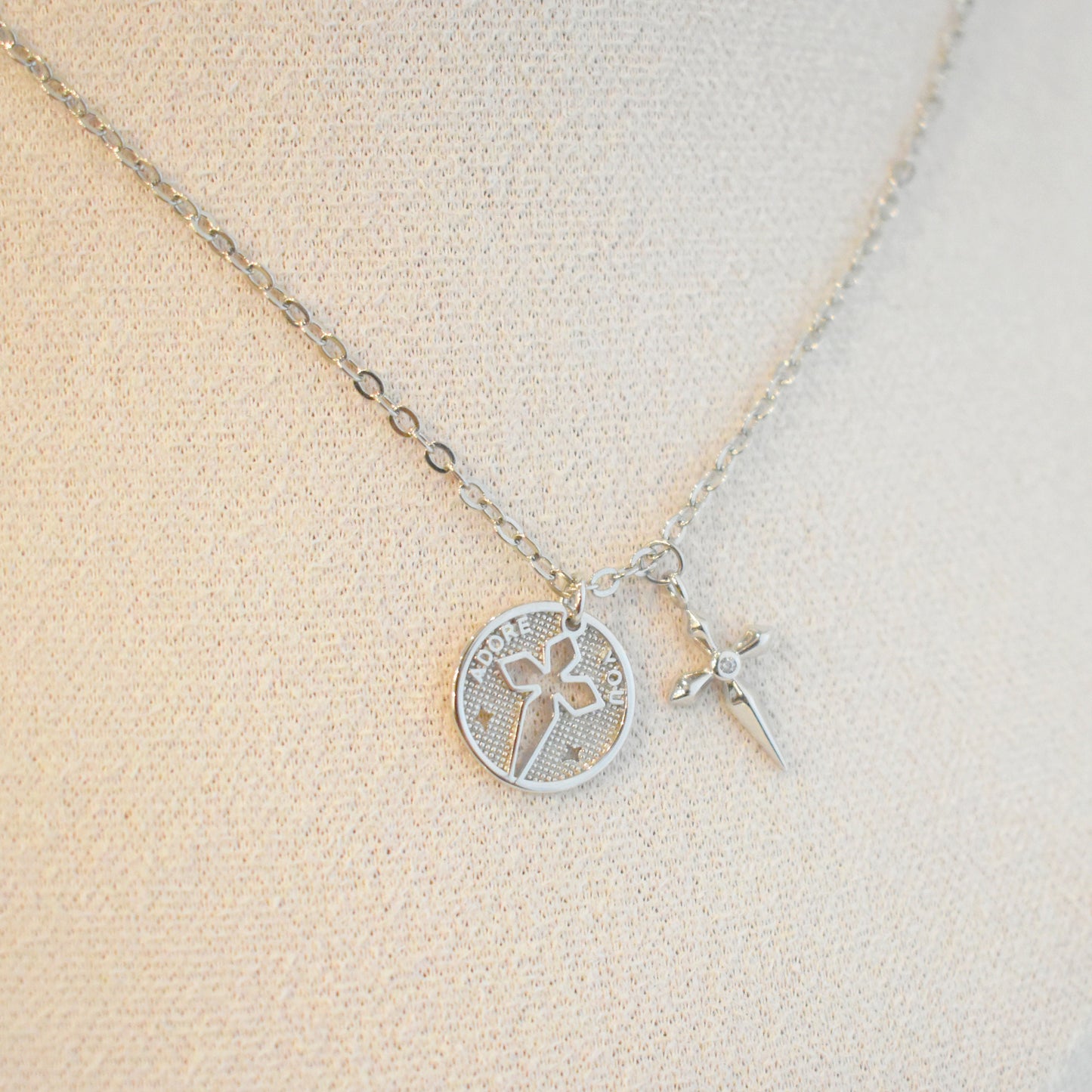 Modern Cross Necklace