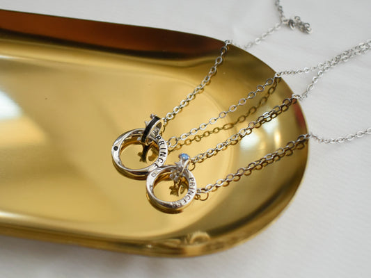Mobius Strip Necklace for Couples