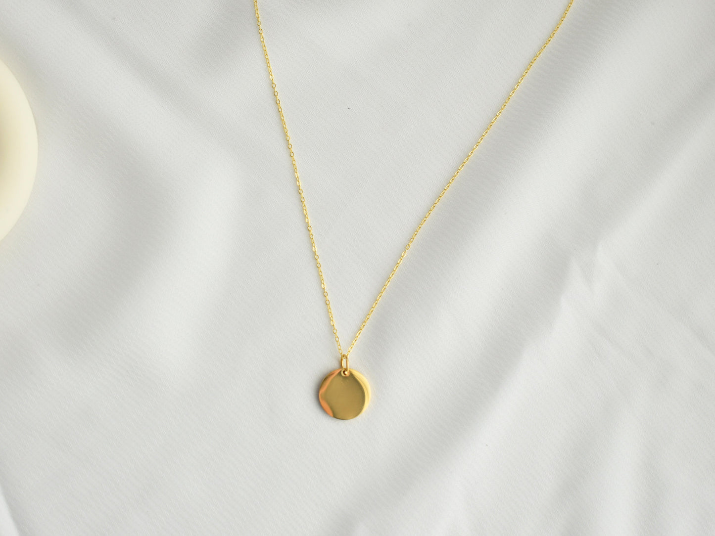 Gilden Engraved Birth Flower Necklace