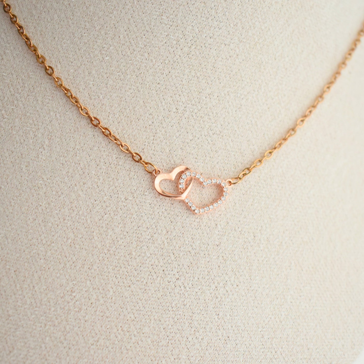 Intertwined Heart Necklace