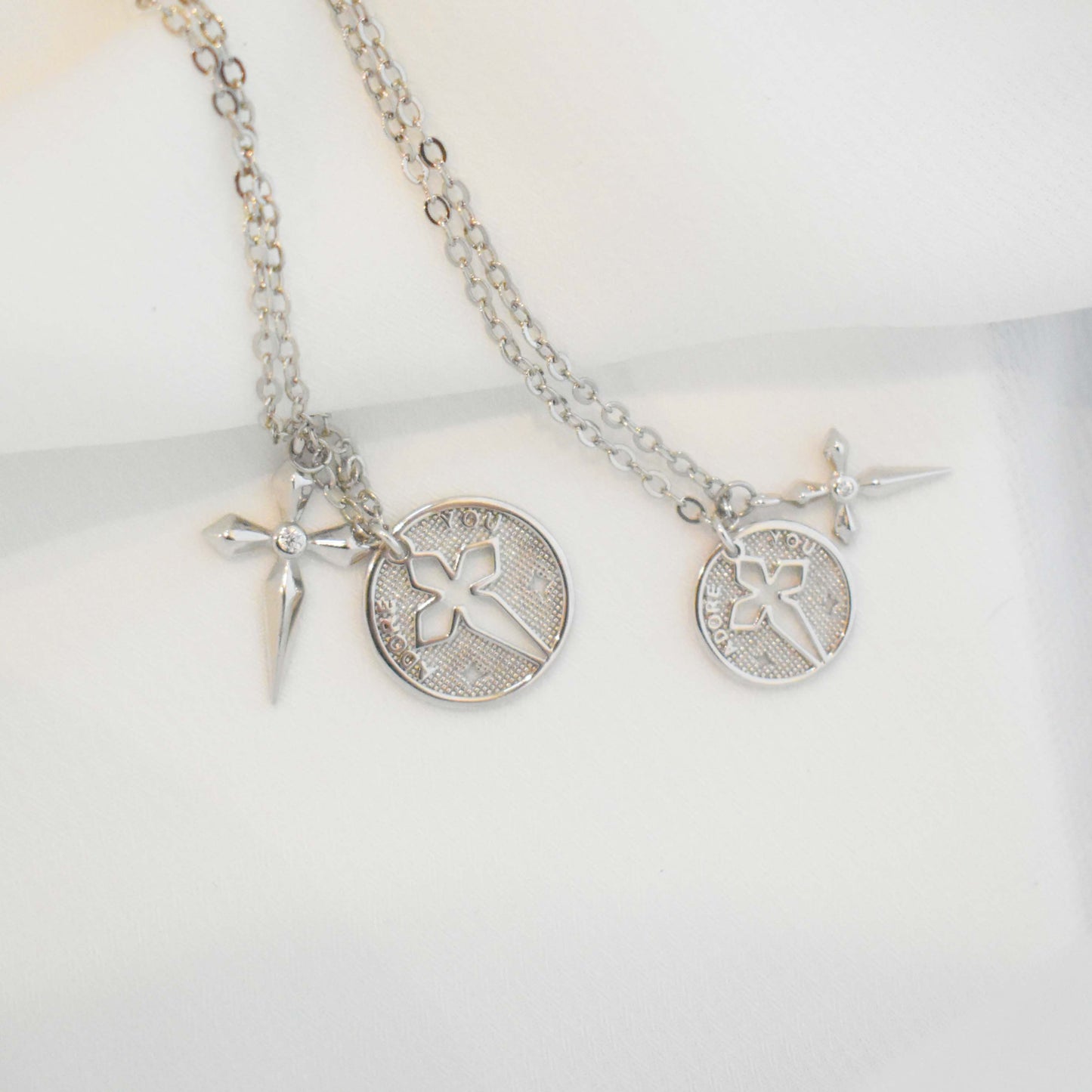 Modern Cross Necklace